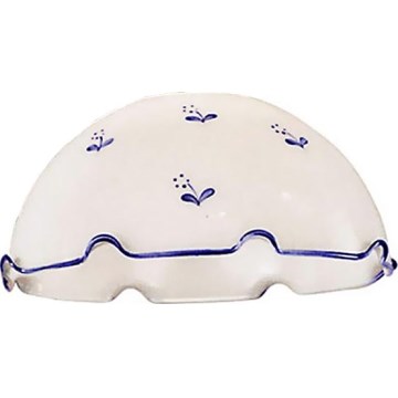 Vetro di ricambio universale NONNA E27 diametro 20 cm bianco/blu