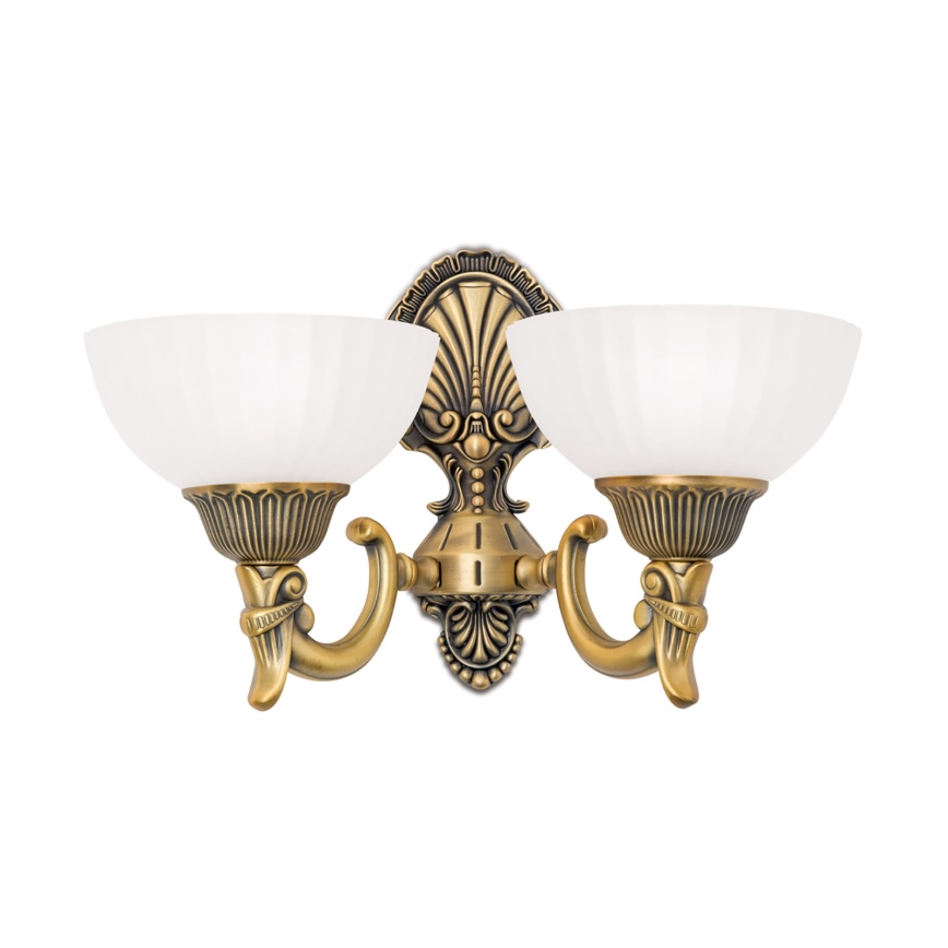 Vetro di ricambio universale ROCCA per E27, Ø 17 cm, bianco