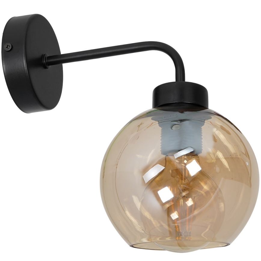 Vetro di ricambio universale SOFIA E27, diametro 20 cm, color fumé beige