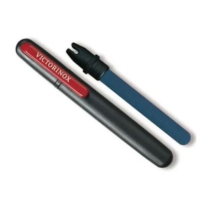 Victorinox - Affilacoltelli 23 cm nero/rosso