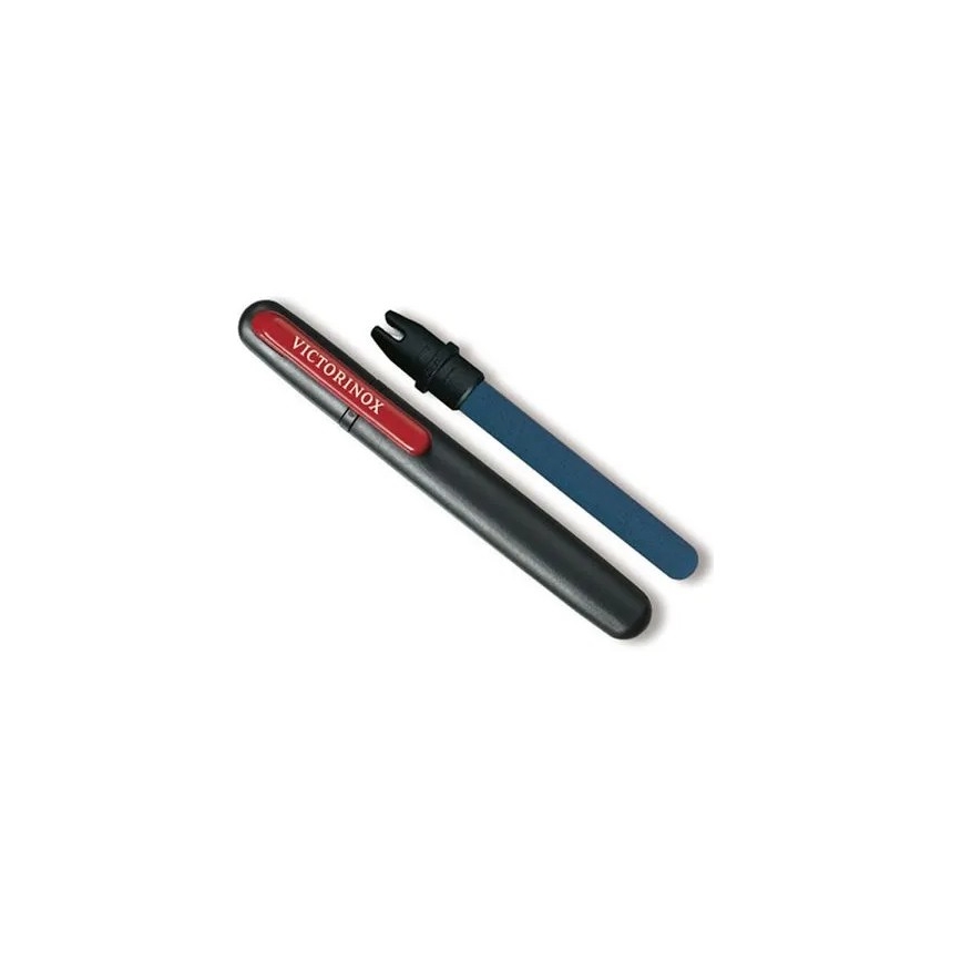 Victorinox - Affilacoltelli 23 cm nero/rosso