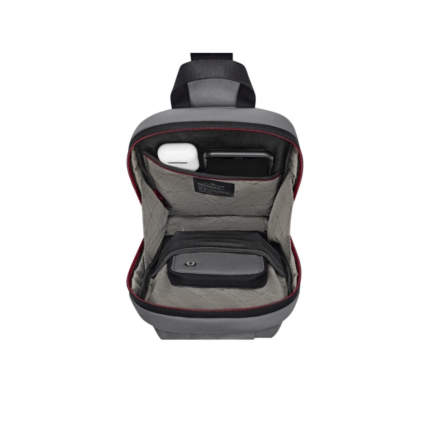 Victorinox - Borsa a tracolla Travel Essentials 5 l grigia