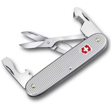 Victorinox - Coltellino multiuso tascabile COMPANION SLIM ALOX 9,3 cm/6 funzioni, argento