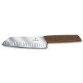 Victorinox - Coltello da cucina Santoku SWISS MODERN 17 cm noce