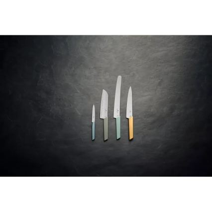Victorinox - Coltello da cucina Santoku SWISS MODERN 17 cm verde