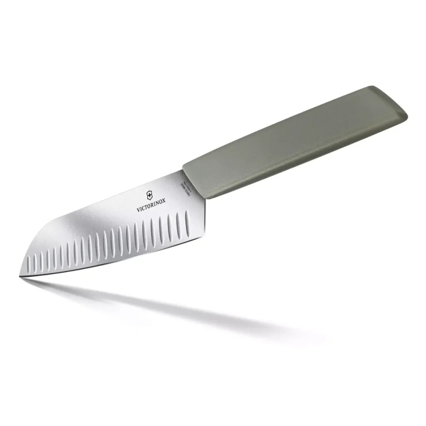 Victorinox - Coltello da cucina Santoku SWISS MODERN 17 cm verde