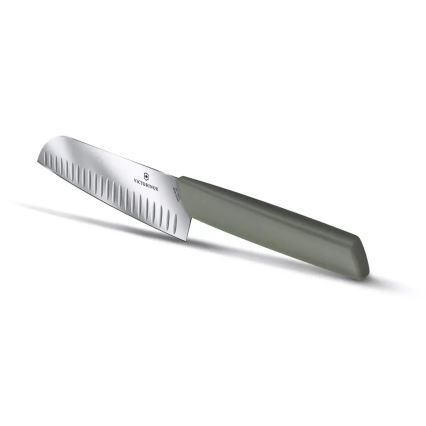 Victorinox - Coltello da cucina Santoku SWISS MODERN 17 cm verde