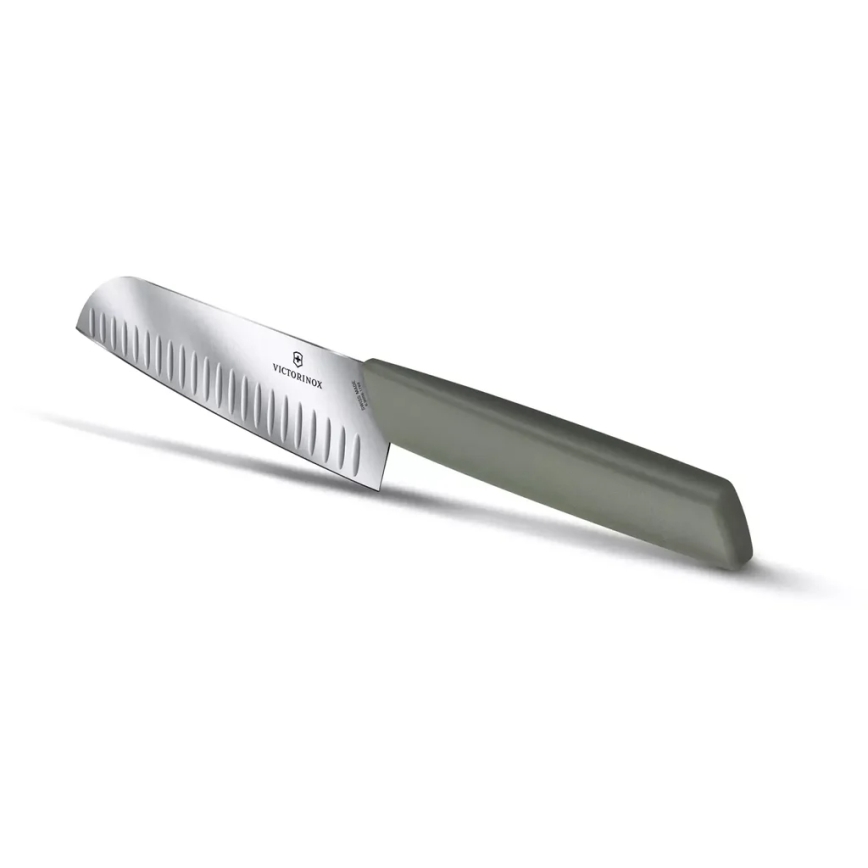 Victorinox - Coltello da cucina Santoku SWISS MODERN 17 cm verde