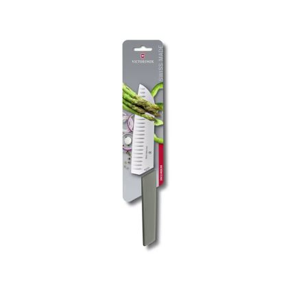 Victorinox - Coltello da cucina Santoku SWISS MODERN 17 cm verde
