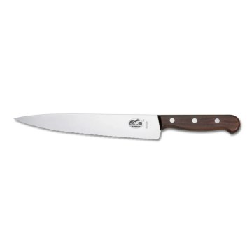 Victorinox - Coltello da cucina WOOD 25 cm, manico in acero