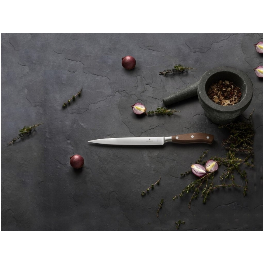 Victorinox - Coltello da filetto GRAND MAITRE 20 cm, manico in acero
