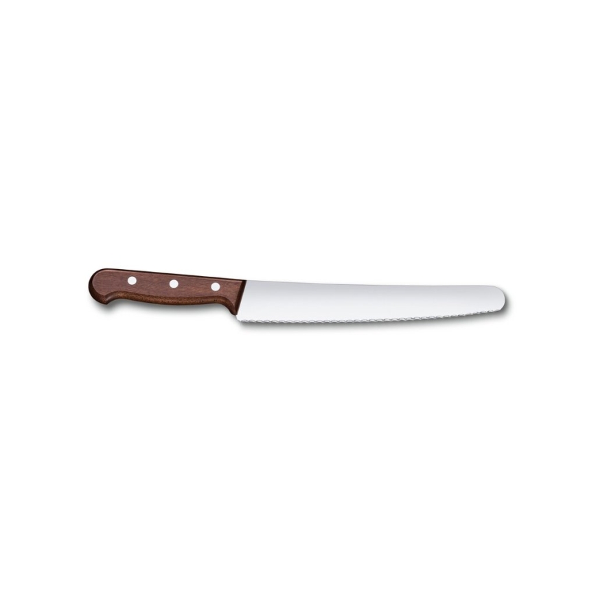Victorinox - Coltello da pane WOOD 22 cm, manico in acero