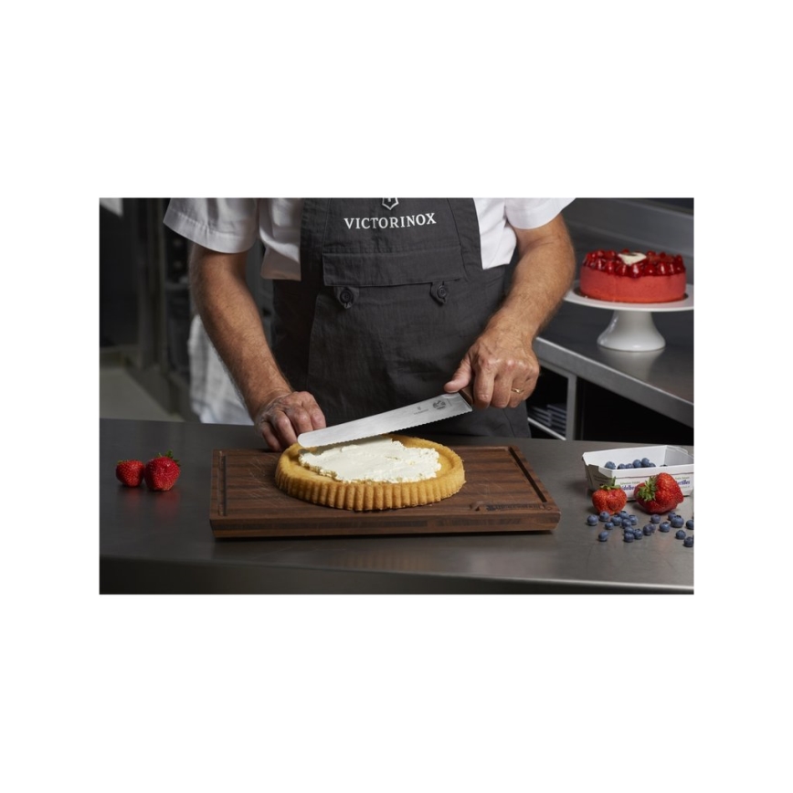 Victorinox - Coltello per pane WOOD 26 cm acero