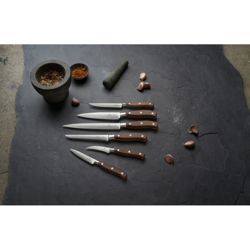 Victorinox - Coltello per verdure GRAND MAITRE, lama 10 cm, manico in acero