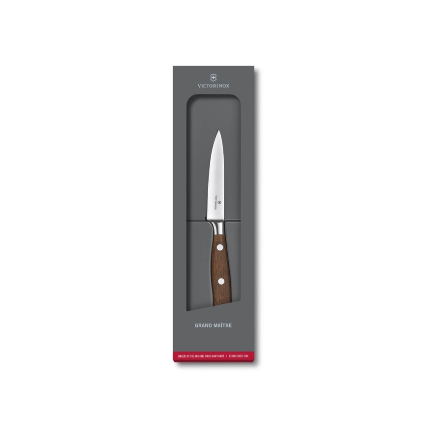 Victorinox - Coltello per verdure GRAND MAITRE, lama 10 cm, manico in acero
