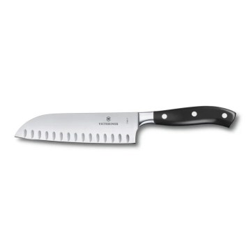 Victorinox - Coltello Santoku da cucina GRAND MAITRE 17 cm, nero