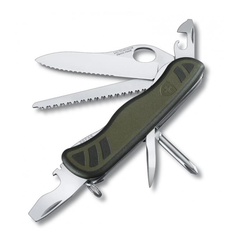 Victorinox - Coltello tascabile multifunzionale 11,1 cm/10 funzioni verde