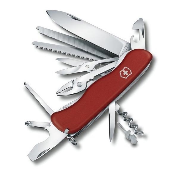 Victorinox - Coltello tascabile multifunzionale 11,1 cm/21 funzioni rosso