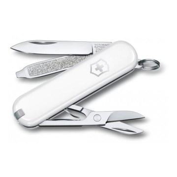 Victorinox - Coltello tascabile multifunzionale 5,8 cm/7 funzioni bianco