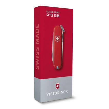 Victorinox - Coltello tascabile multifunzionale 5,8 cm/7 funzioni rosso