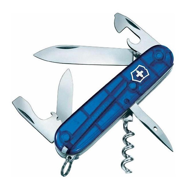 Victorinox - Coltello tascabile multifunzionale 9,1 cm/12 funzioni blu