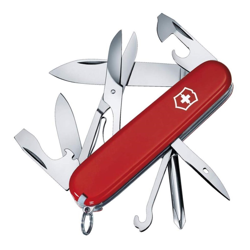 Victorinox - Coltello tascabile multifunzionale 9,1 cm/14 funzioni rosso