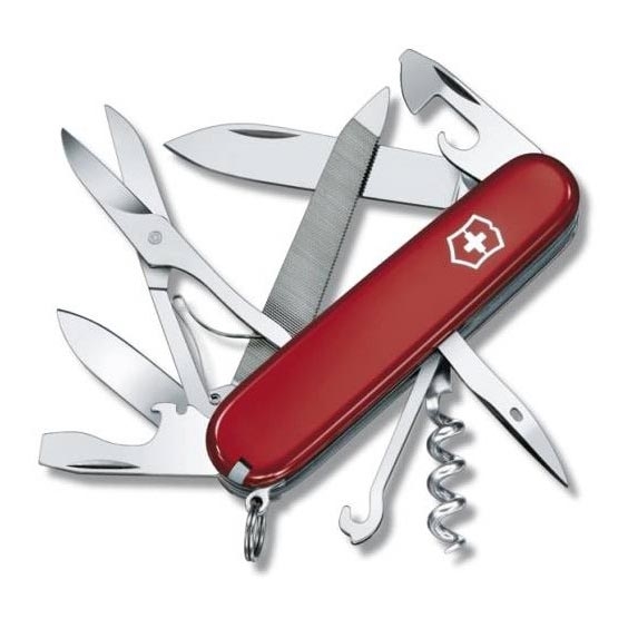 Victorinox - Coltello tascabile multifunzionale 9,1 cm/18 funzioni rosso