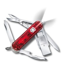 Victorinox - Coltello tascabile multifunzionale con chiavetta 6 cm/11 funzioni rosso