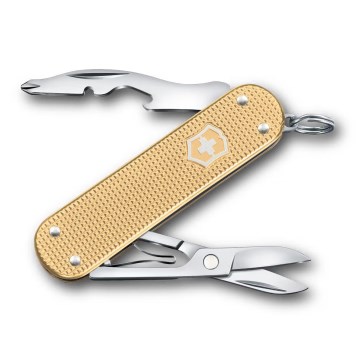Victorinox - Coltello tascabile multifunzione COMPANION S ALOX 5,8 cm/5 funzioni, dorato