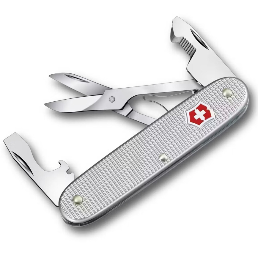 Victorinox - Coltello tascabile multifunzione COMPANION SLIM ALOX 9,3 cm/6 funzioni argento