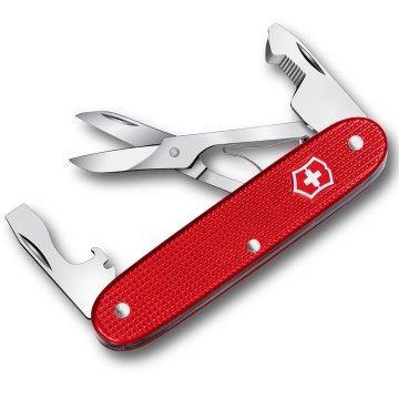 Victorinox - Coltello tascabile multifunzione COMPANION SLIM ALOX 9,3 cm/6 funzioni rosso