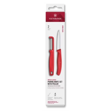 Victorinox - Set con coltello da cucina e pelaverdure SWISS CLASSIC turchese