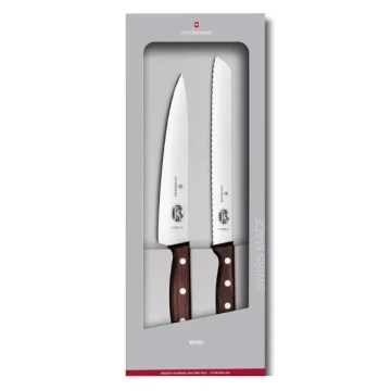Victorinox - Set di 2 coltelli da cucina WOOD in acero