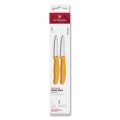 Victorinox - Set di 2 coltelli per verdure SWISS CLASSIC, lama 8 cm, giallo