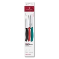Victorinox - Set di 3 coltelli da cucina per verdure SWISS CLASSIC, multicolore