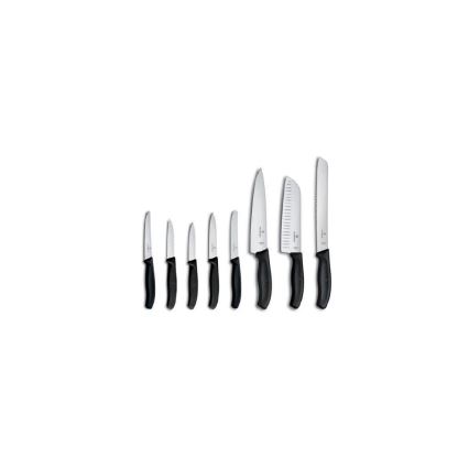 Victorinox - Set di coltelli da cucina con ceppo SWISS CLASSIC 9 pezzi faggio/beige