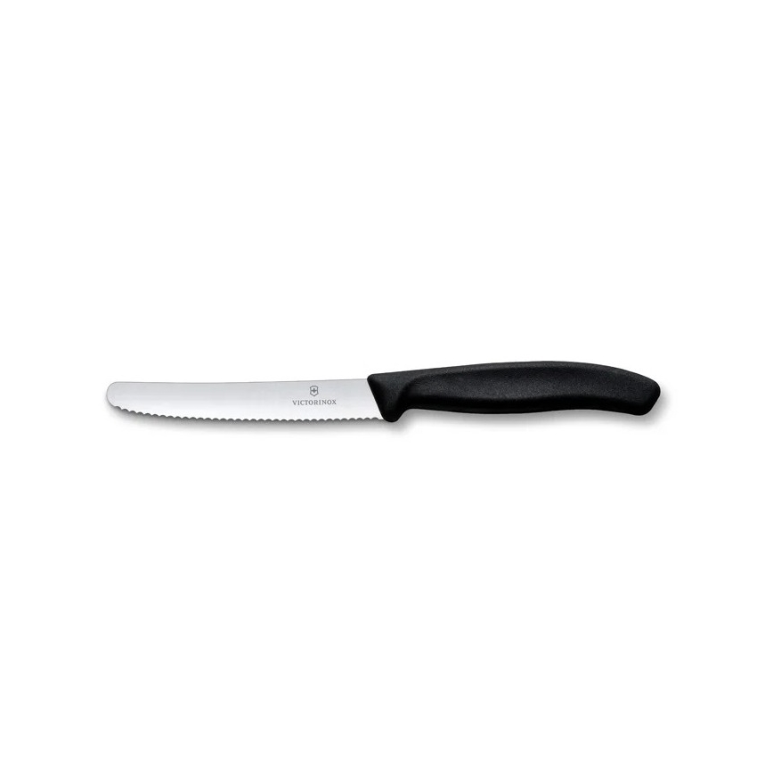 Victorinox - Set di coltelli da cucina con portacoltelli SWISS CLASSIC, 6 pezzi, faggio/beige