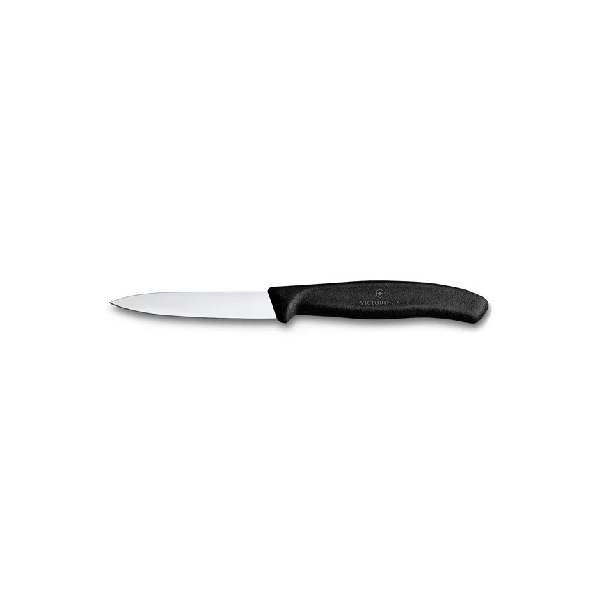 Victorinox - Set di coltelli da cucina con portacoltelli SWISS CLASSIC, 6 pezzi, faggio/beige