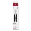 Victorinox - Set di coltelli da cucina per verdure SWISS CLASSIC, lama da 8 cm, 2 pezzi, nero