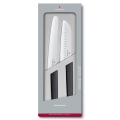 Victorinox - Set di coltelli da cucina SWISS MODERN, 2 pezzi, nero