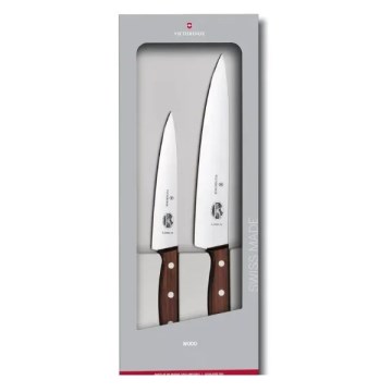 Victorinox - Set di coltelli da cucina WOOD, 2 pezzi, acero