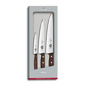 Victorinox - Set di coltelli da cucina WOOD 3 pezzi in acero
