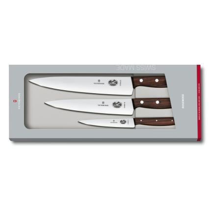 Victorinox - Set di coltelli da cucina WOOD 3 pezzi in acero