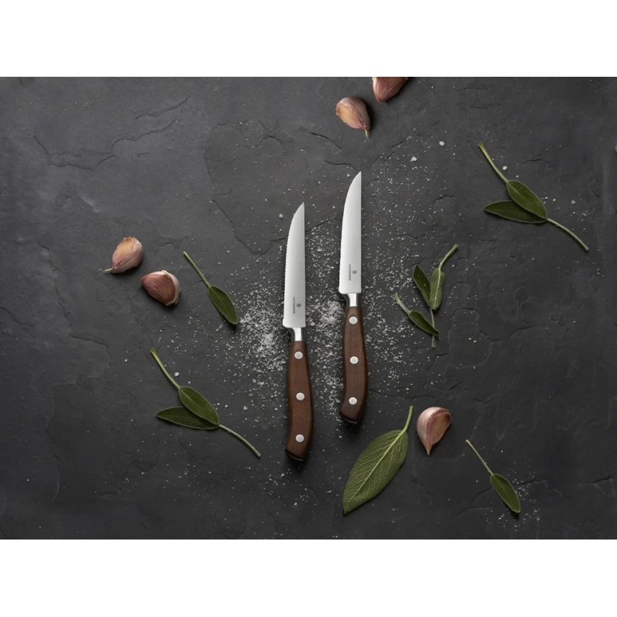 Victorinox - Set di coltelli per bistecca GRAND MAITRE 12 cm 2 pezzi acero