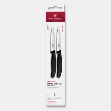Victorinox - Set di coltelli per verdure SWISS CLASSIC 10 cm 2 pezzi nero