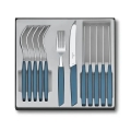Victorinox - Set di posate SWISS MODERN 12 pezzi blu