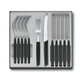 Victorinox - Set di posate SWISS MODERN 12 pezzi nero