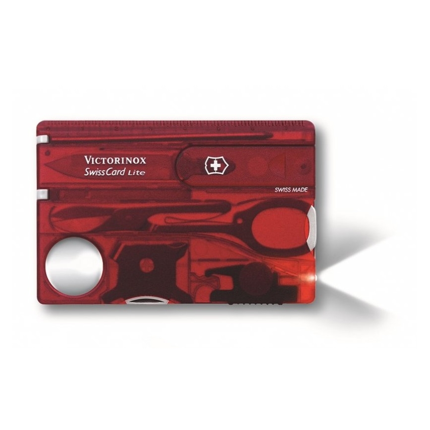 Victorinox - Set multifunzione 13 funzioni rosso