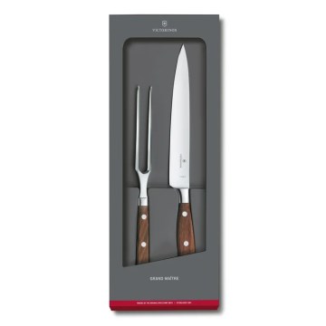 Victorinox - Set per affettare GRAND MAITRE, 2 pezzi, in legno di acero