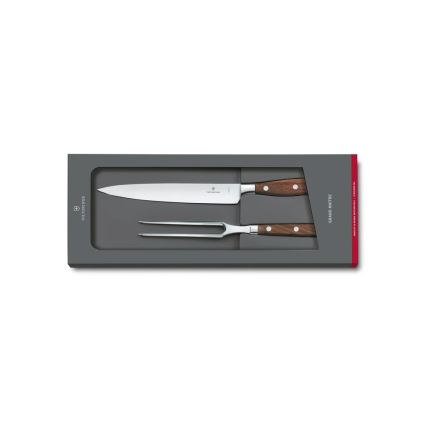 Victorinox - Set per affettare GRAND MAITRE, 2 pezzi, in legno di acero